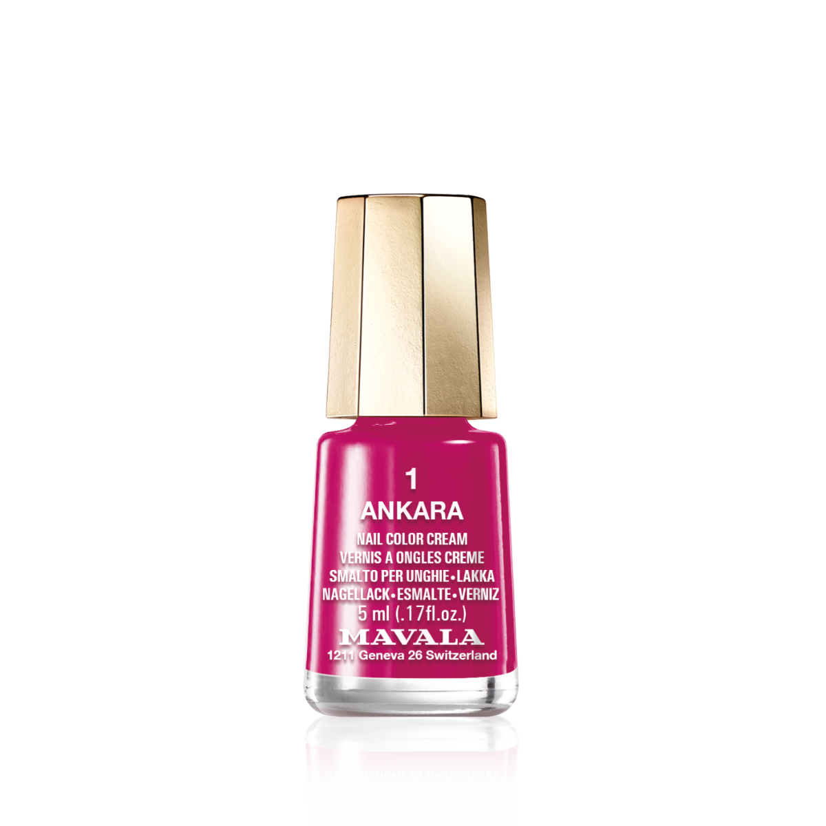 Mini Color Nail Polish Burgundy