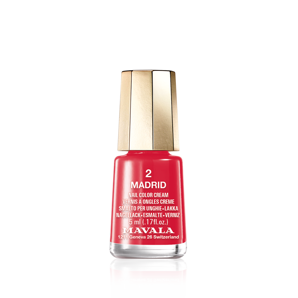 Mini Color Nail Polish Red