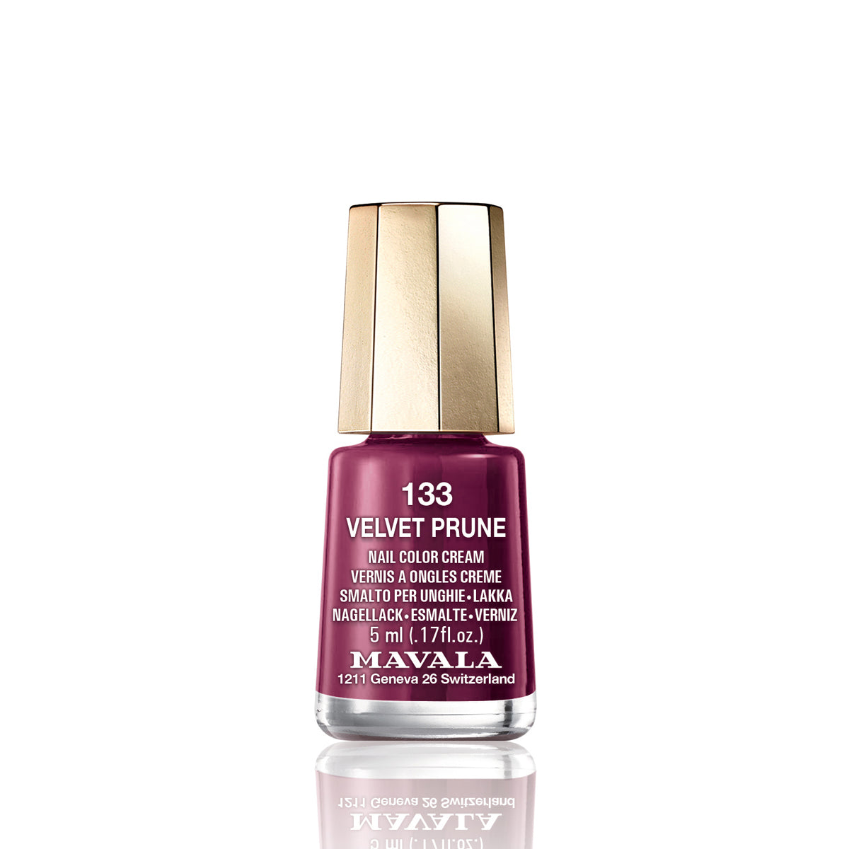 Mini Color Nail Polish Burgundy