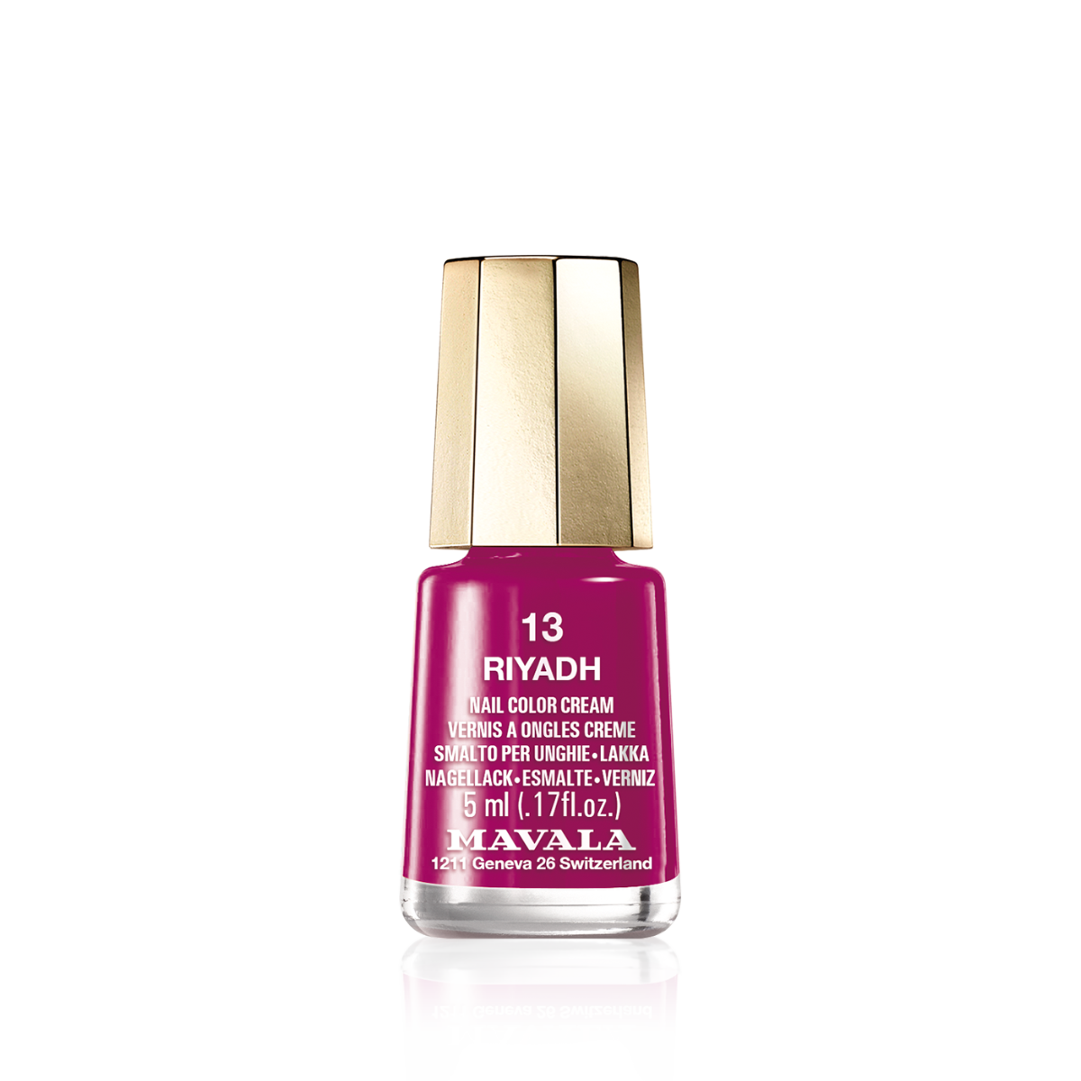 Mini Color Nail Polish Burgundy