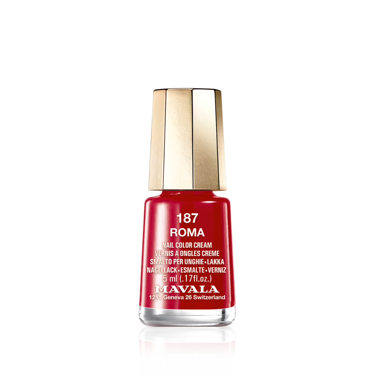 Mini Color Nail Polish Red