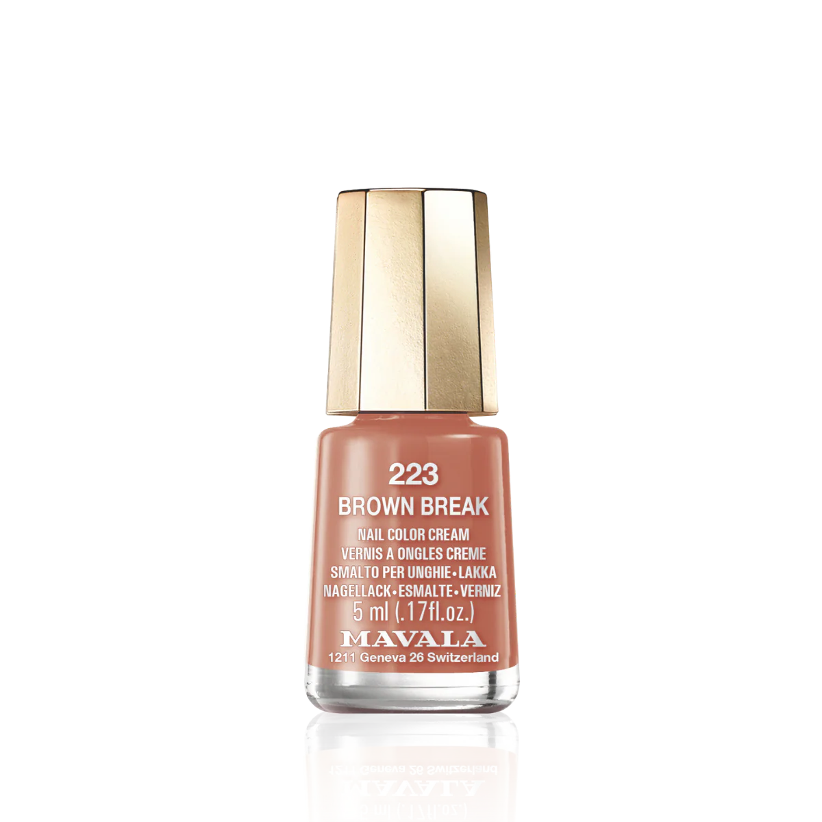 Mini Color Nail Polish Brown
