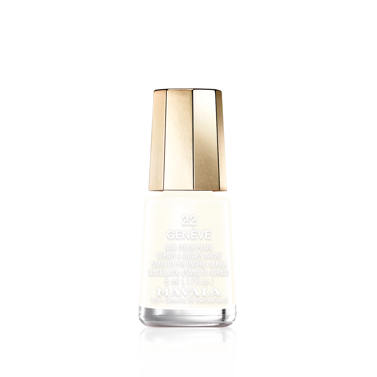 Mini Color Nail Polish White