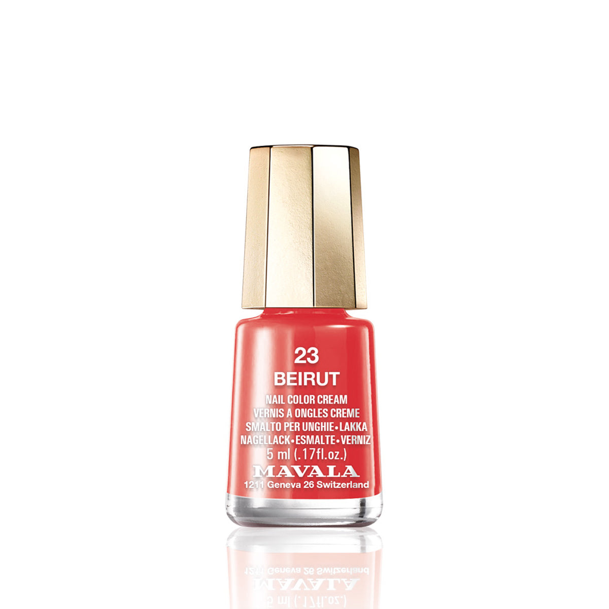 Mini Color Nail Polish Red