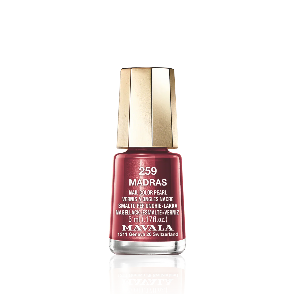 Mini Color Nail Polish Burgundy