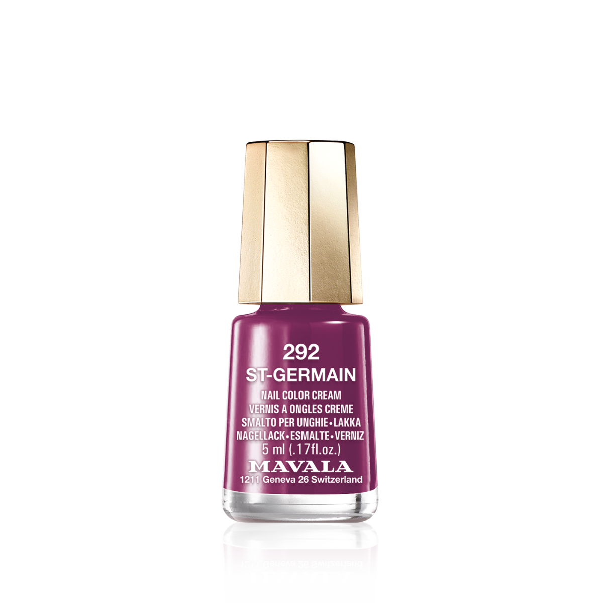 Mini Color Nail Polish Burgundy