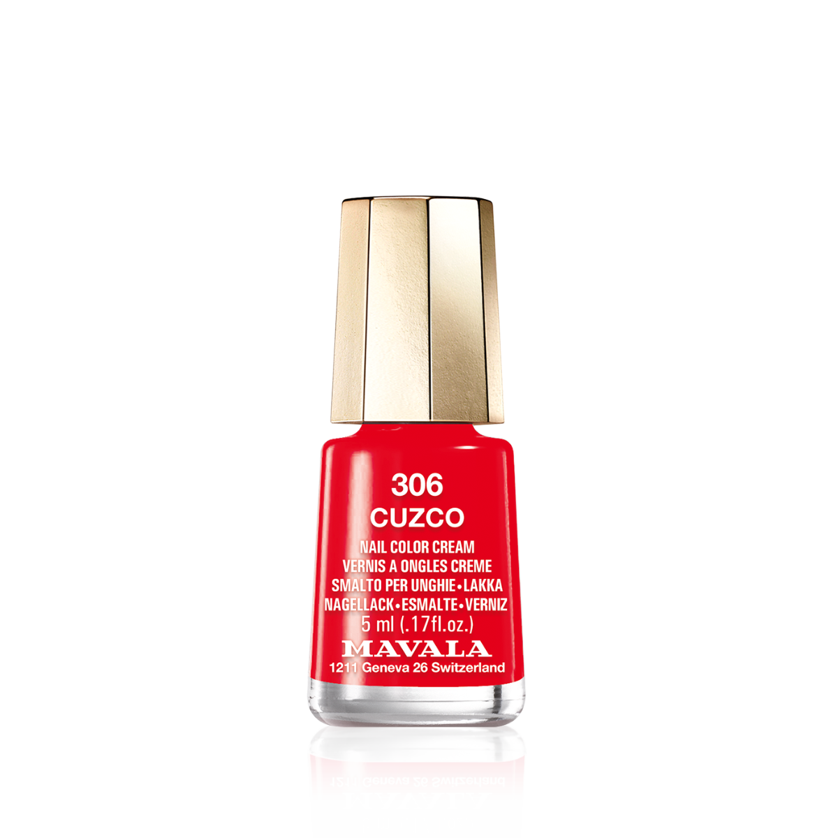 Mini Color Nail Polish Red
