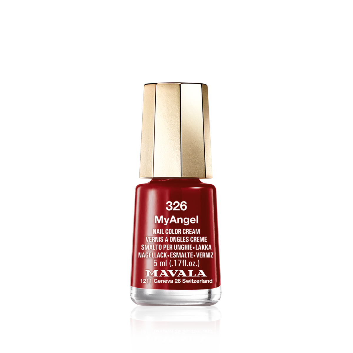 Mini Color Nail Polish Burgundy