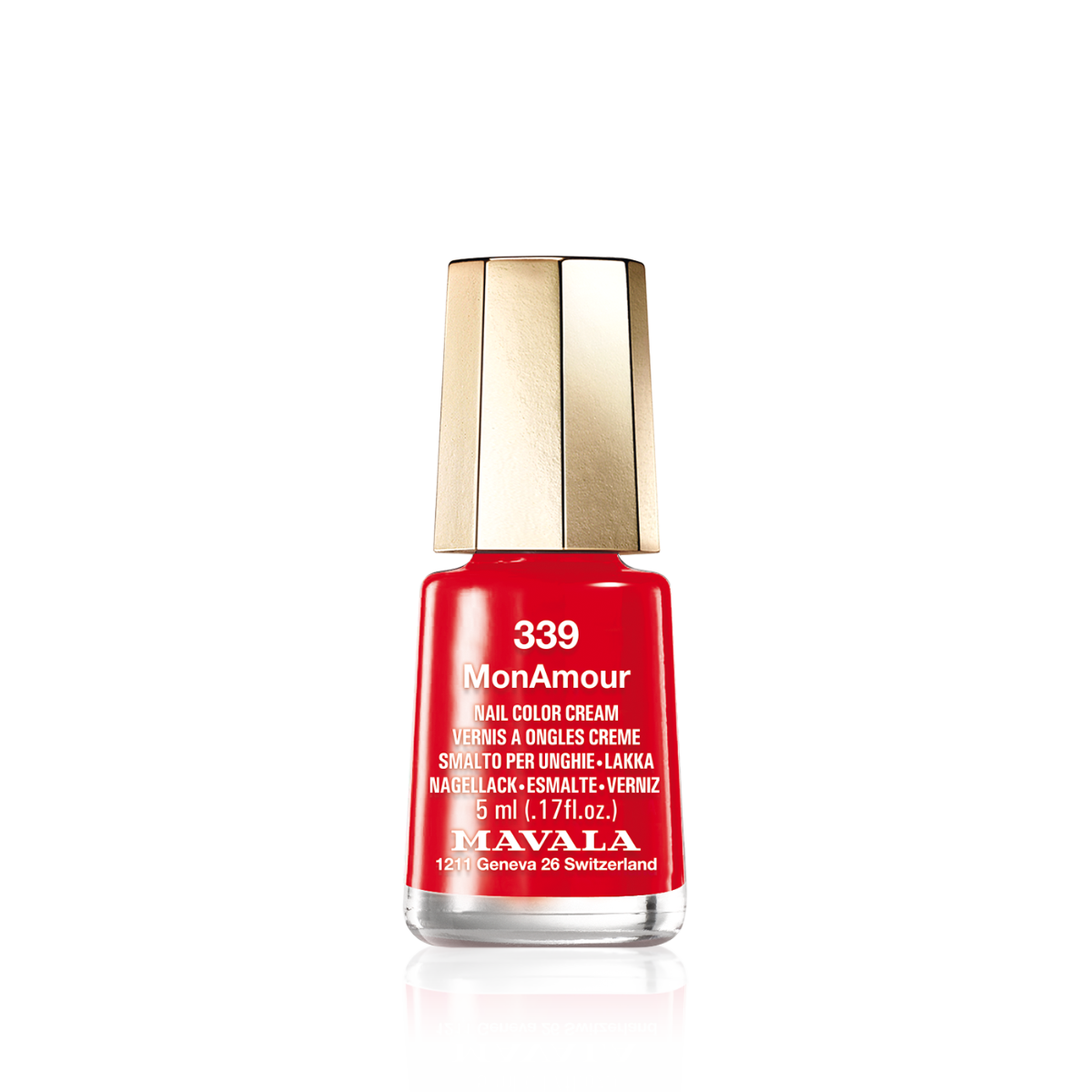 Mini Color Nail Polish Red