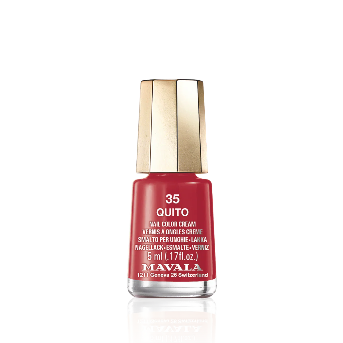 Mini Color Nail Polish Red
