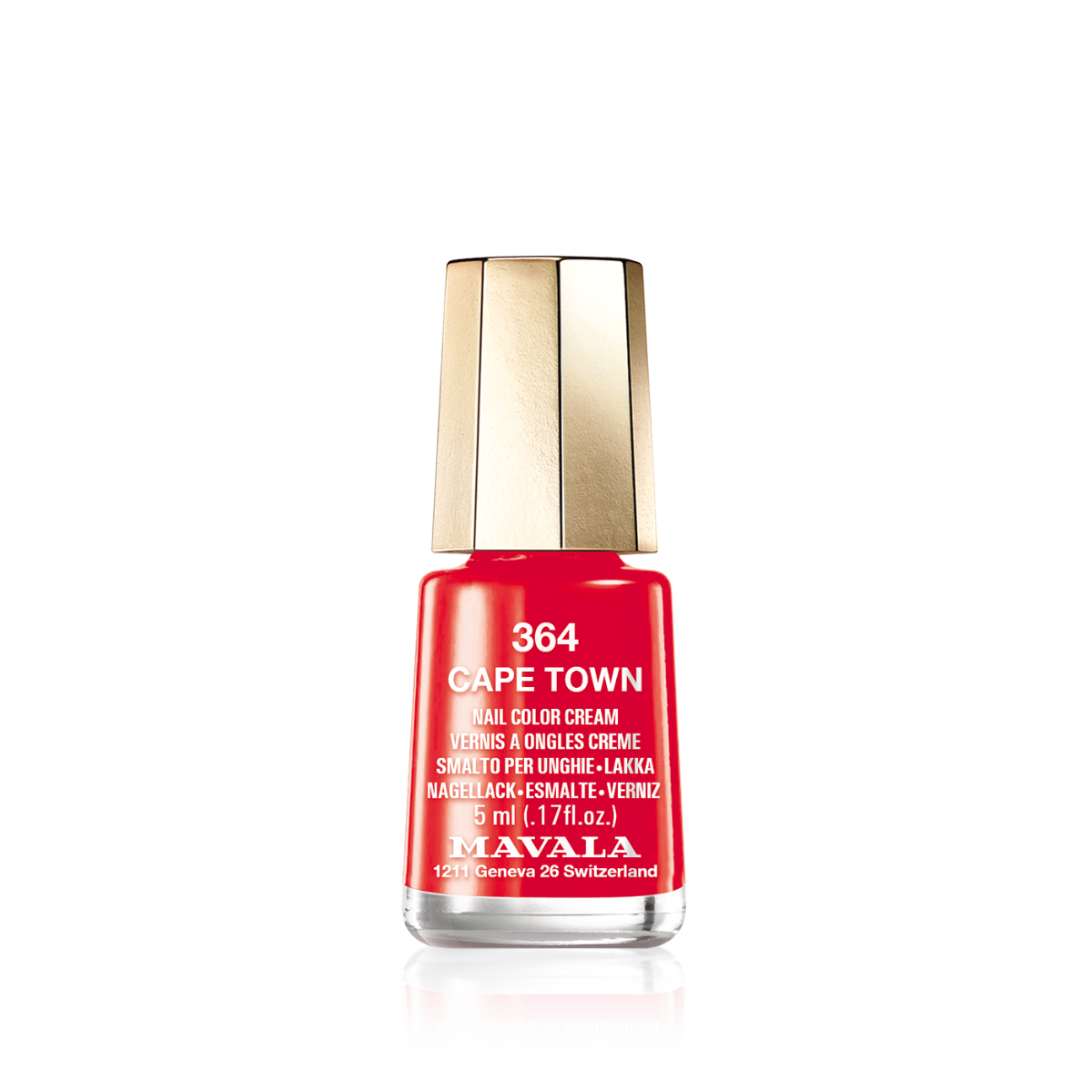 Mini Color Nail Polish Red