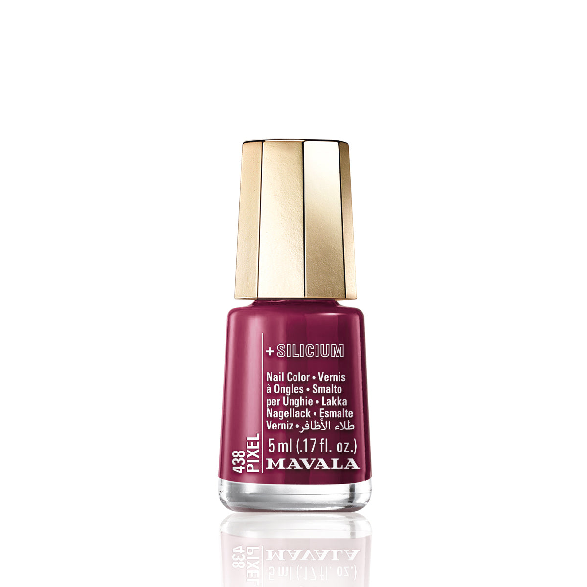 Mini Color Nail Polish Burgundy