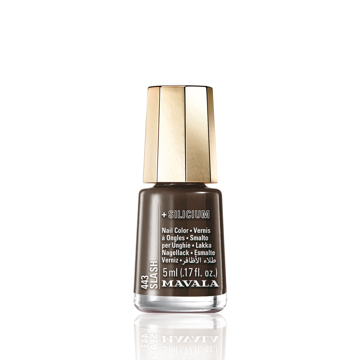 Mini Color Nail Polish Brown