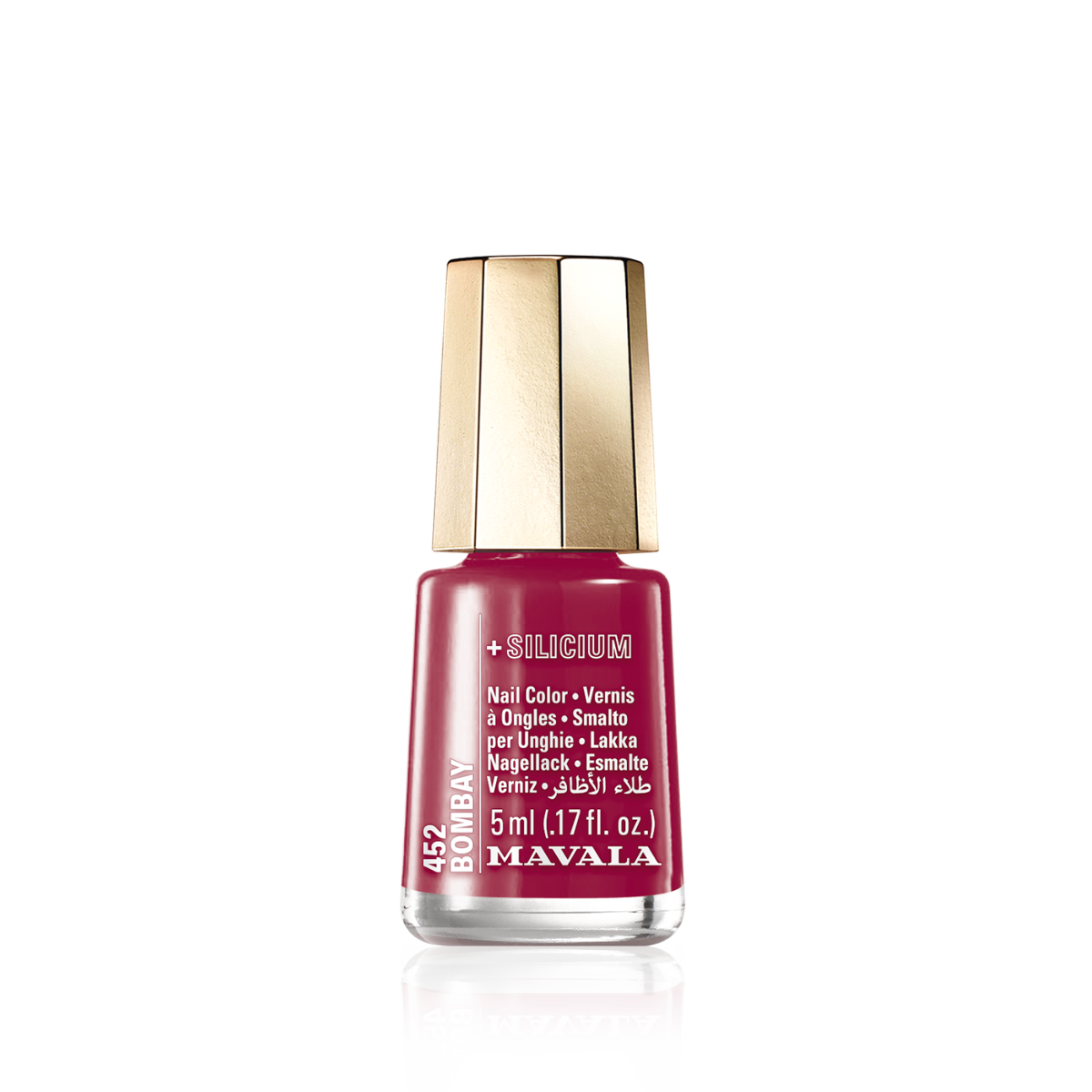 Mini Color Nail Polish Burgundy