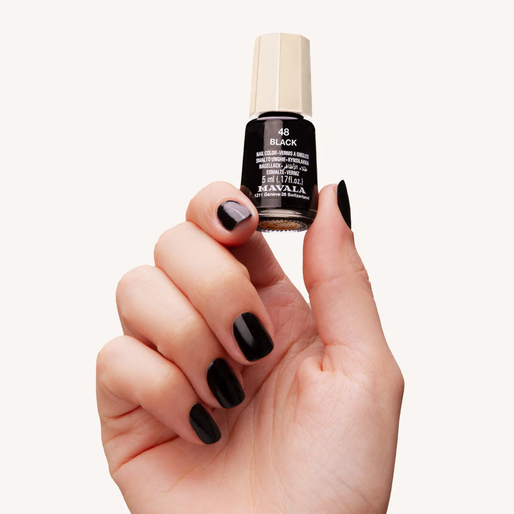 Mini Color Nail Polish Black