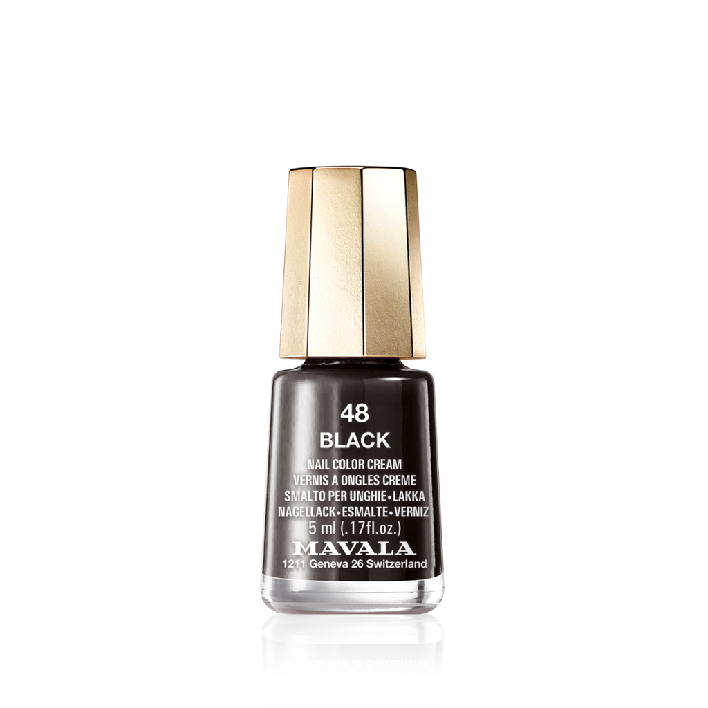 Mini Color Nail Polish Black