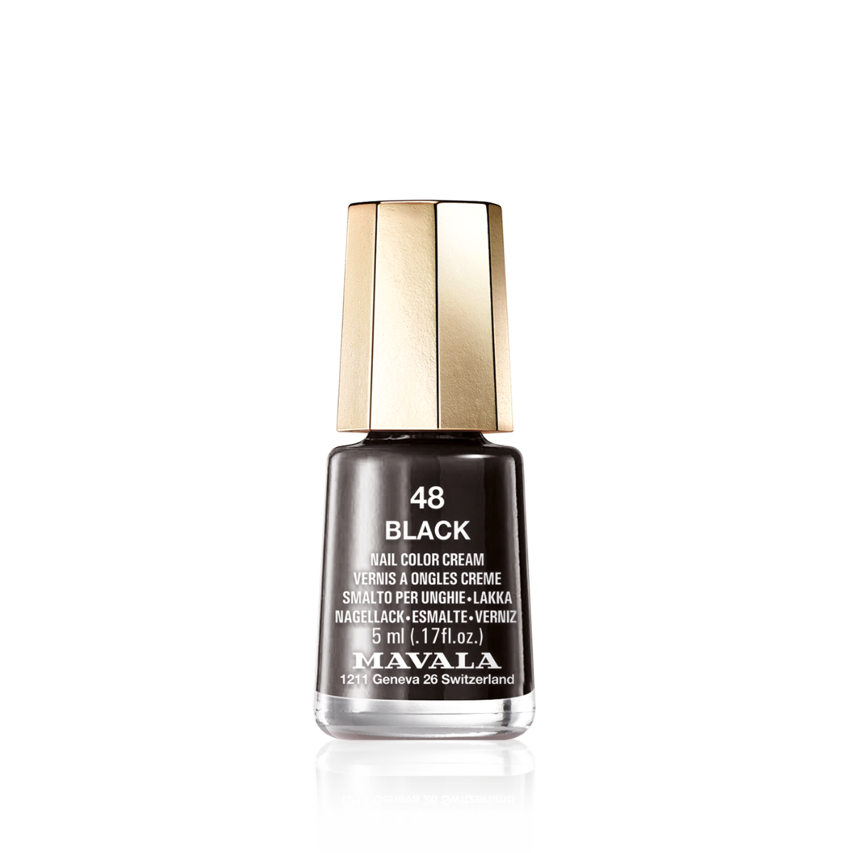 Mini Color Nail Polish Black