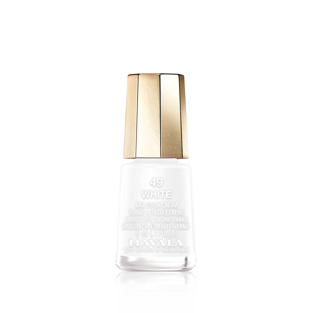 Mini Color Nail Polish White