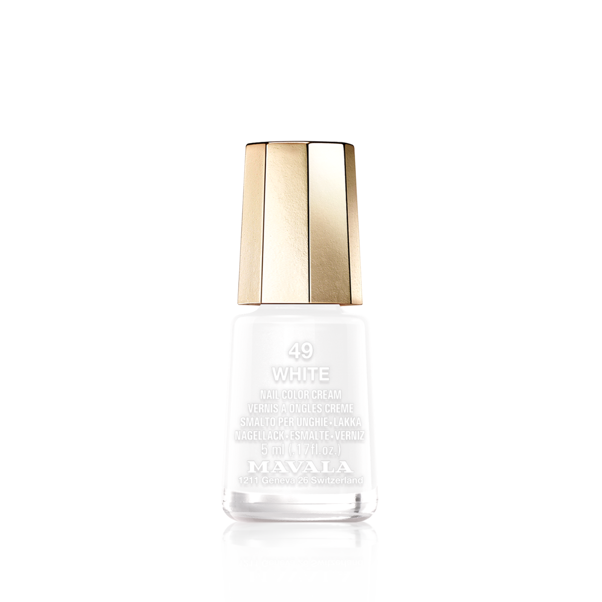 Mini Color Nail Polish White