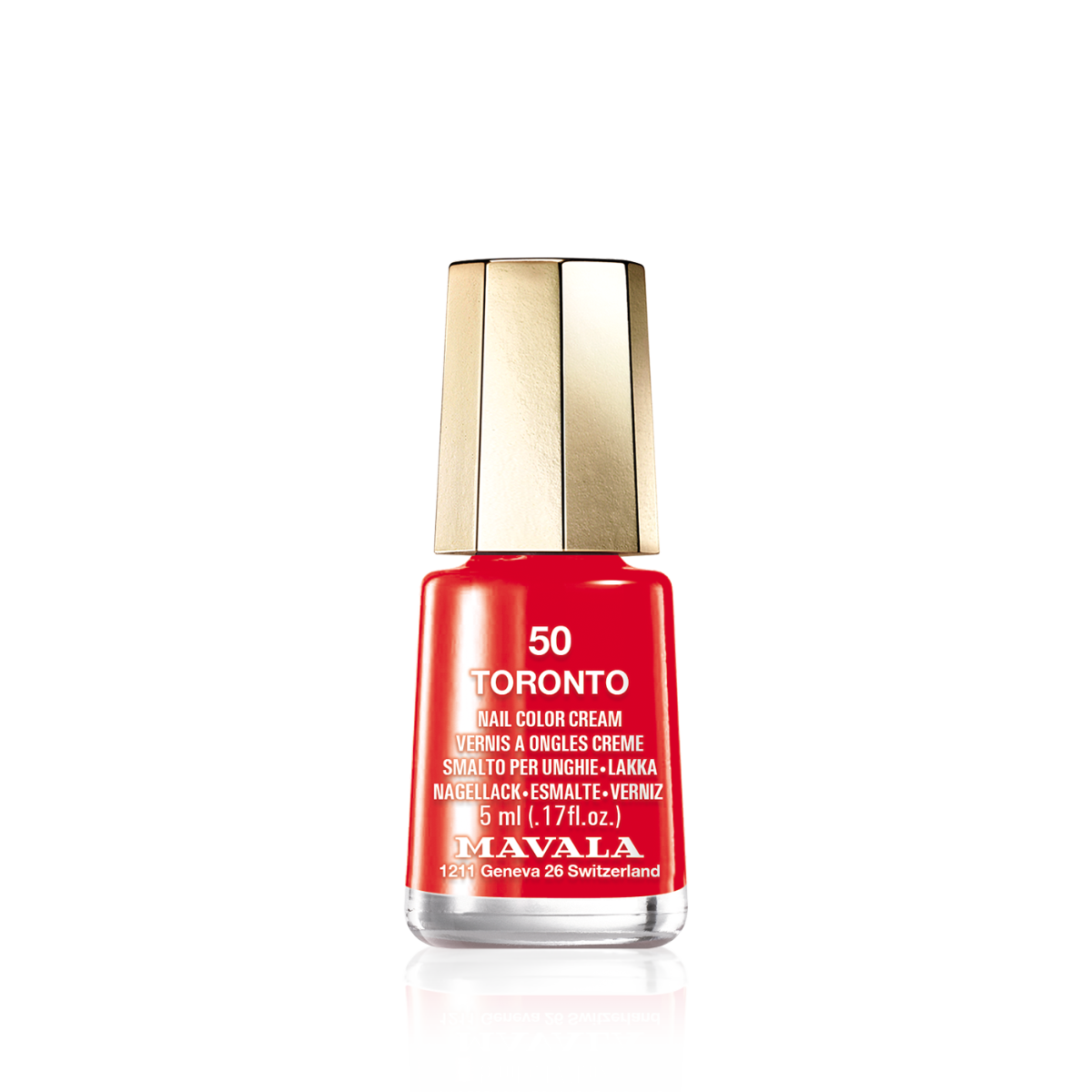 Mini Color Nail Polish Red
