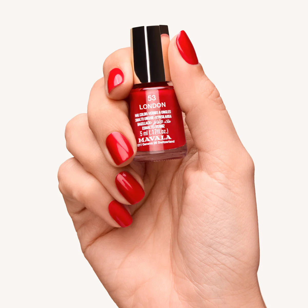 Mini Color Nail Polish Red