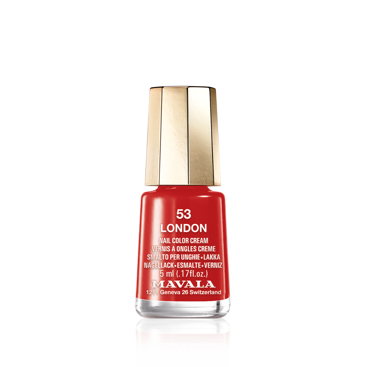 Mini Color Nail Polish Red
