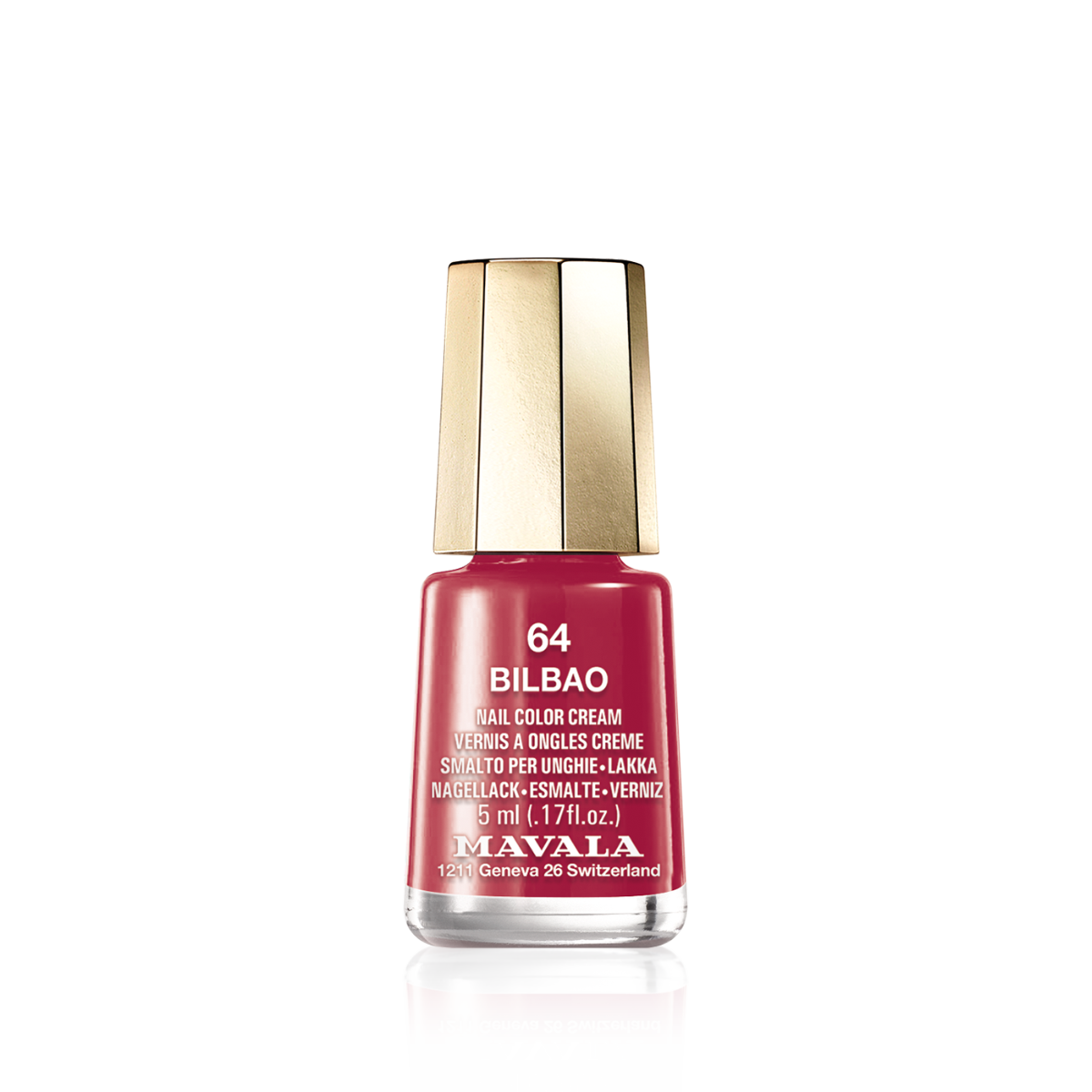 Mini Color Nail Polish Burgundy