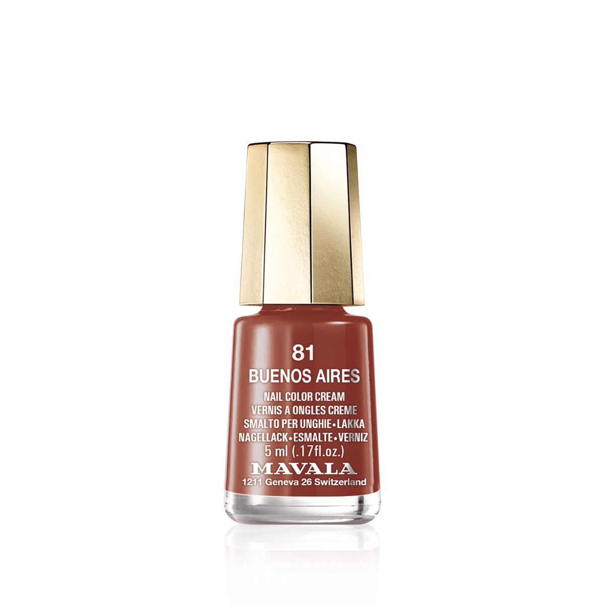 Mini Color Nail Polish Brown