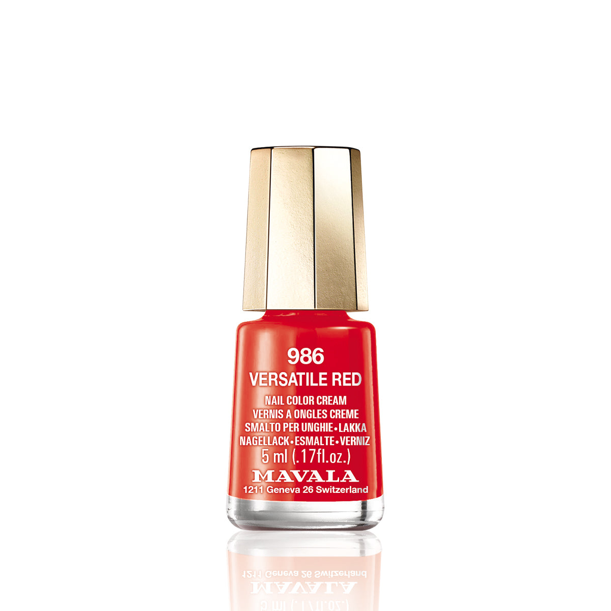 Mini Color Nail Polish Red