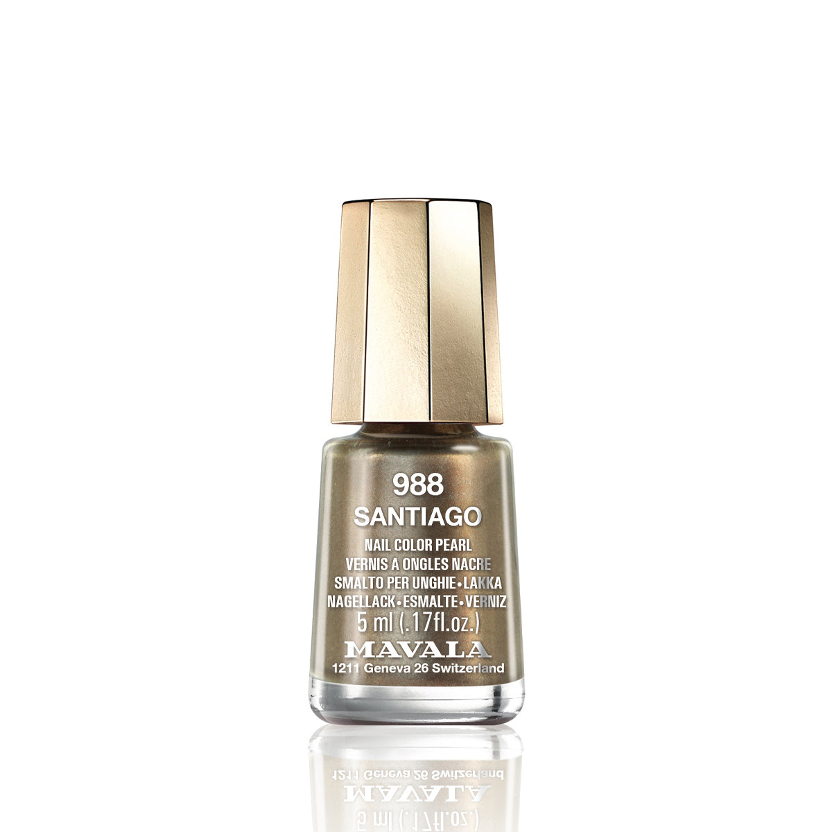 Mini Color Nail Polish Gold