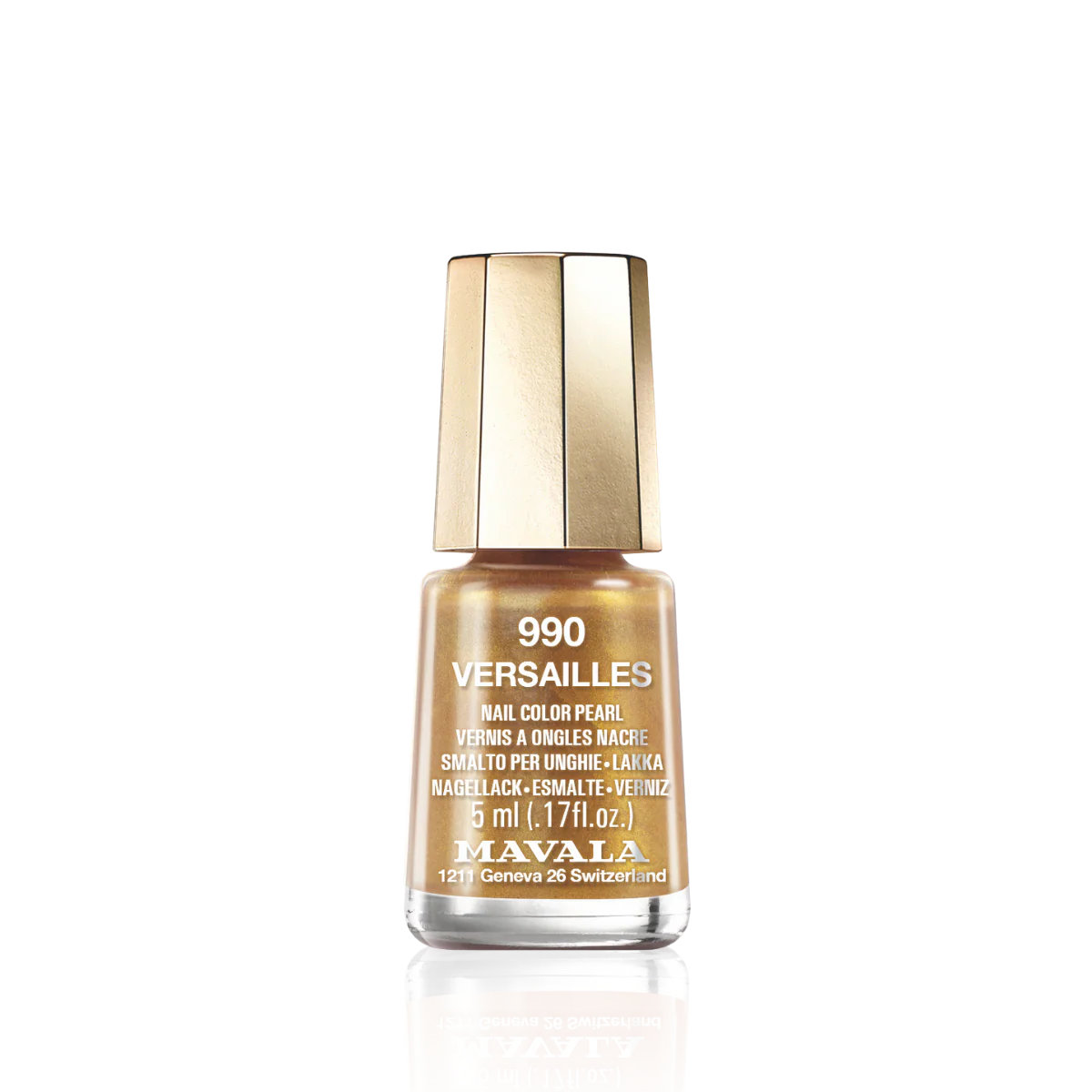 Mini Color Nail Polish Gold