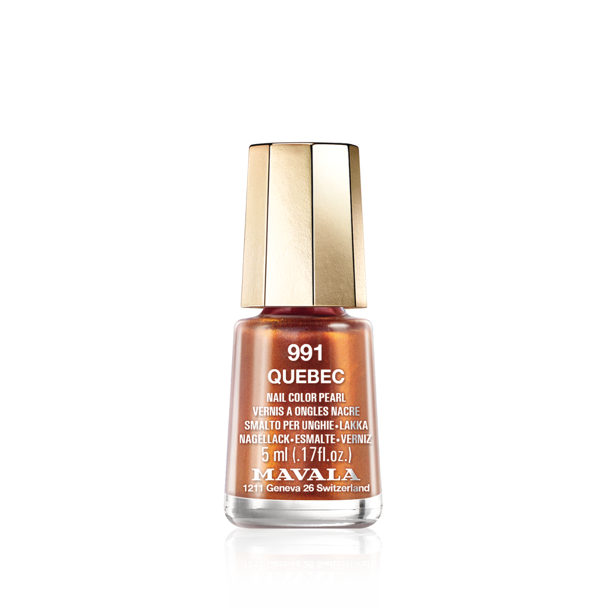 Mini Color Nail Polish Gold