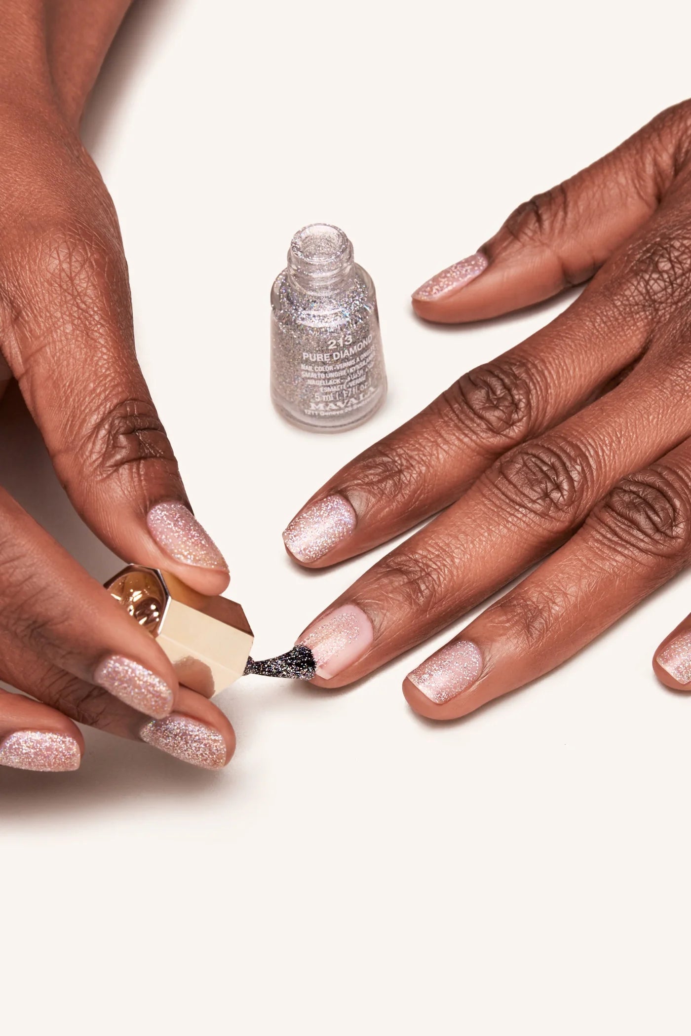 Mini Color Nail Polish Glitter
